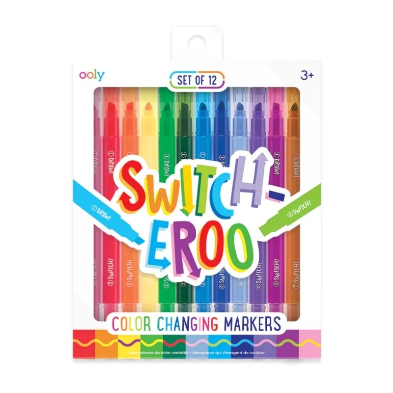 Ooly Switcheroo Colour Changing Markers - Set of 12